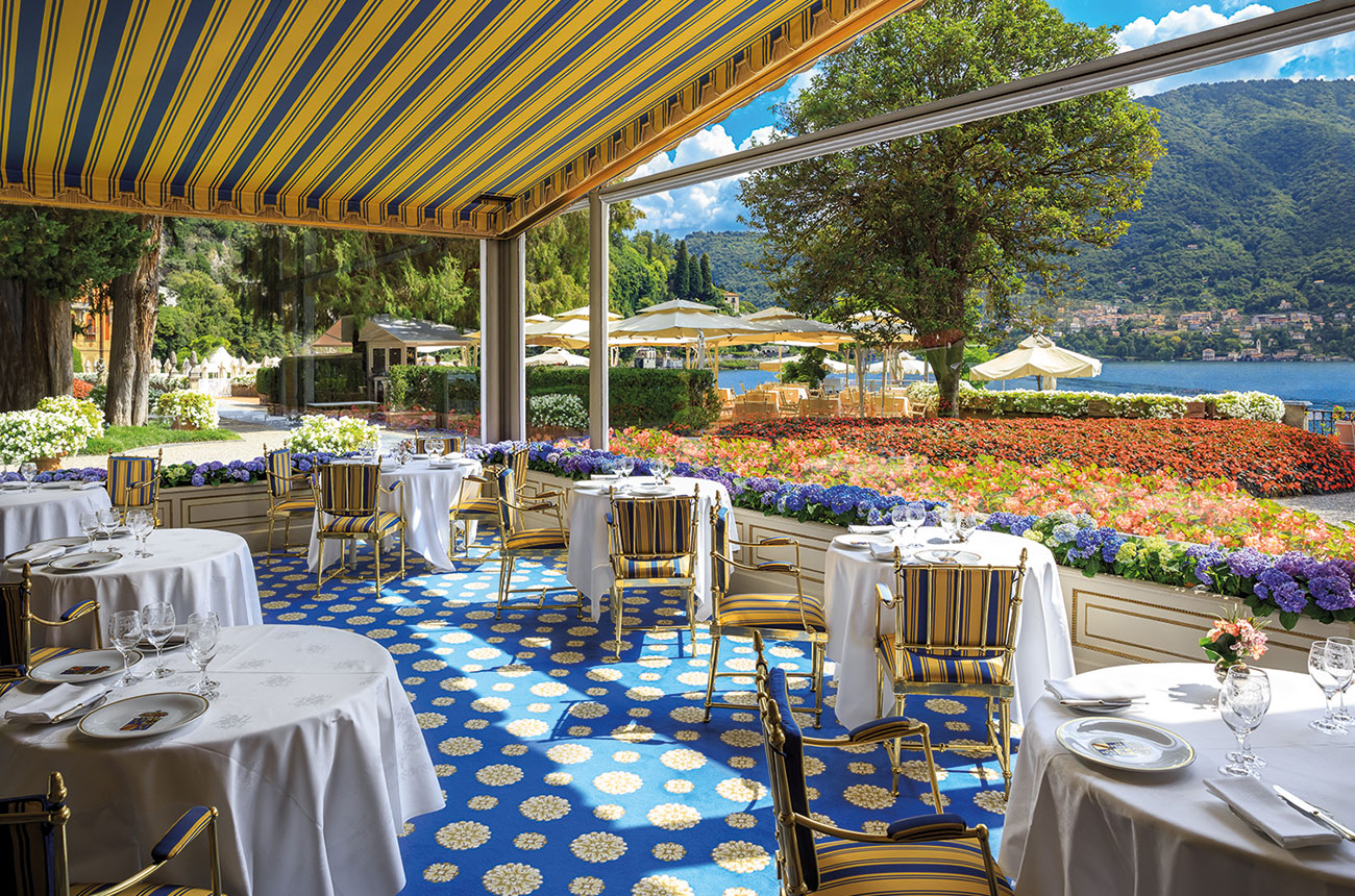 La Veranda restaurant, villa d'este