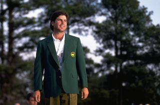 Fred Couples wearing the Green Jacket in 1992