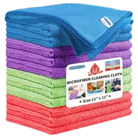 HOMERHYME Micro Fiber Cleaning Cloth, 12 pack HOMERHYME Micro Fiber Cleaning Cloth, 12 pack