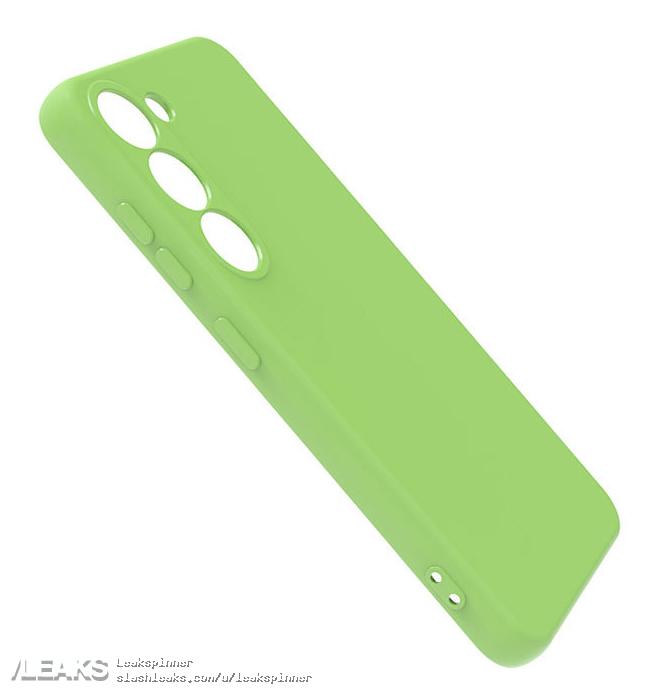 Screenshot of a case designed for the Samsung Galaxy S23, based on recent design leaks