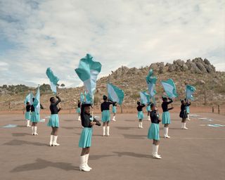 Hillcrest Primary Majorettes, Grabouw, 2018, by Alice Mann from the series Drummies