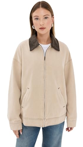 Lioness Women's Workwear Barn Jacket, Stone, Xs