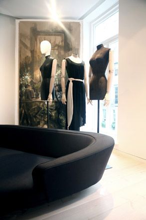 The womenswear floor with ’Nya Berlin’ sofa.