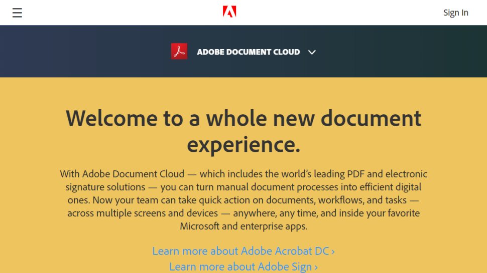 Adobe Document Cloud