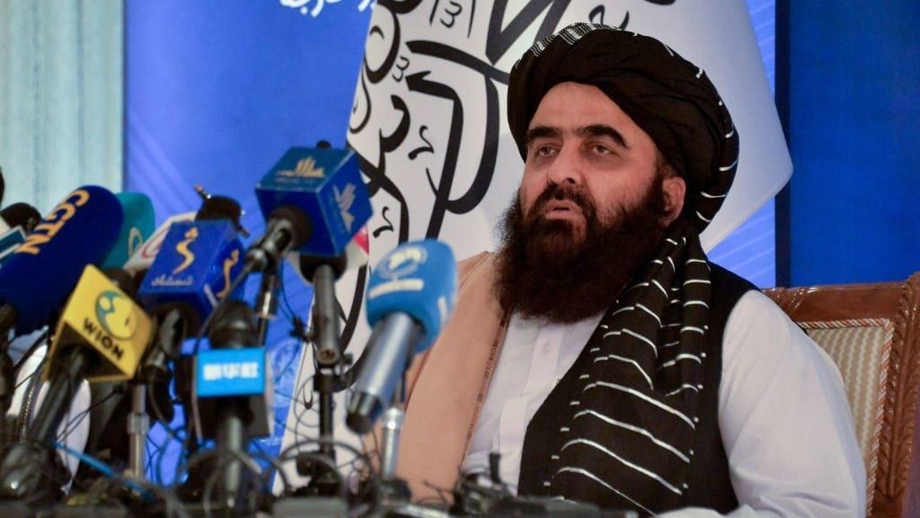 Taliban Foreign Minister Amir Khan Muttaqi.