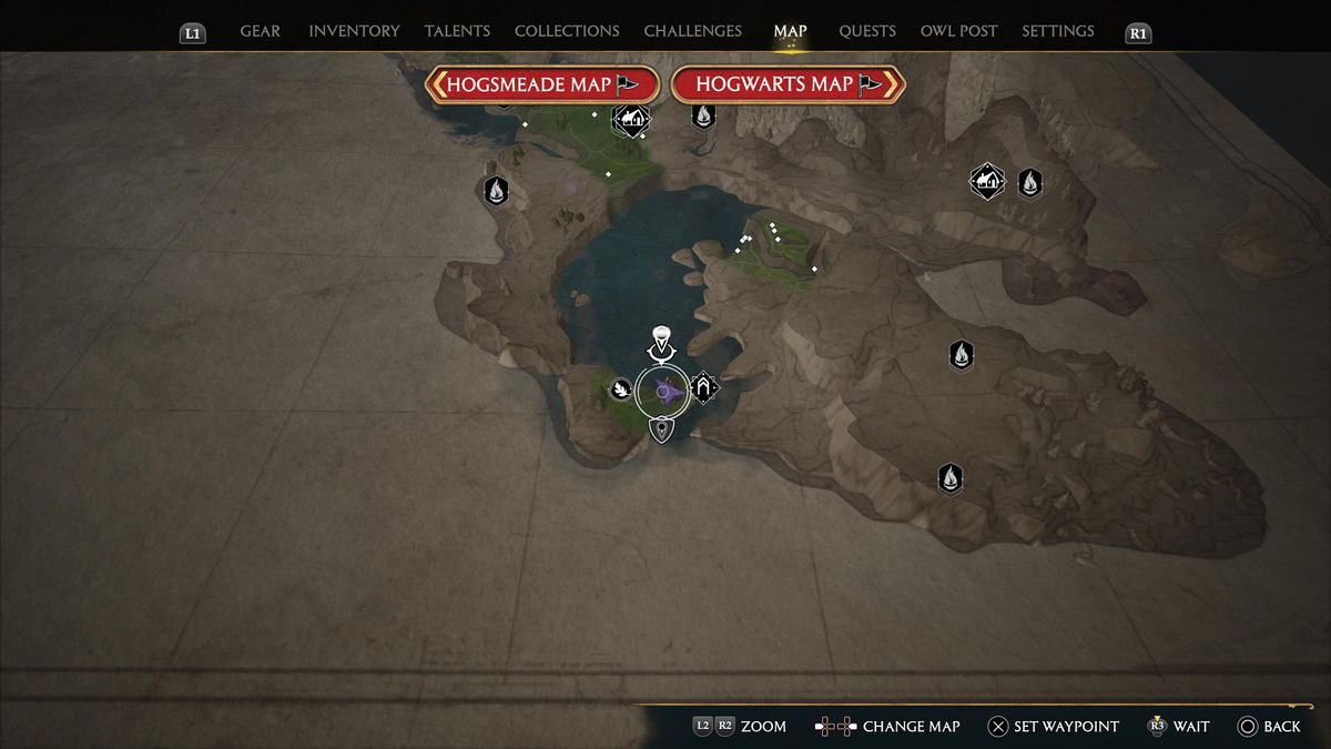 hogwarts legacy henrietta's hideaway map location