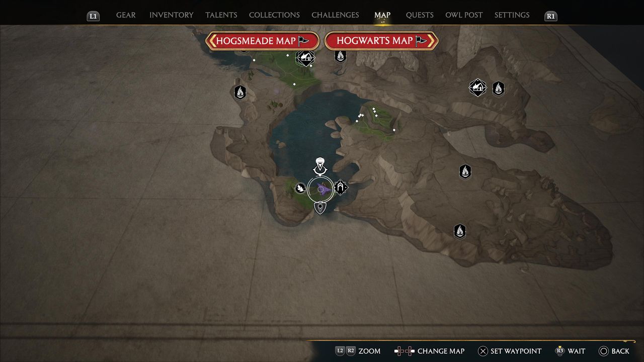 hogwarts legacy henrietta's hideaway map location