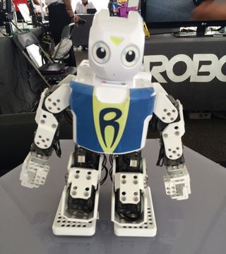 This robot, built by Robotis, can dance Gangnam Style.