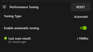 GeForce Experience Performance Tuning Utility