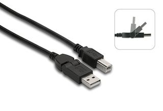 Hosa Ships USB-200FB Cables with Pivoting A Connector