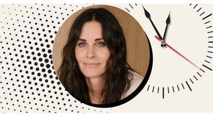 courteney cox beauty routine