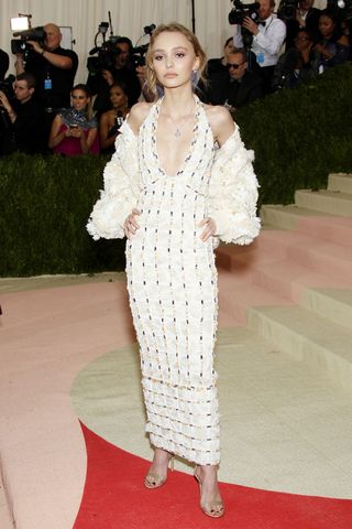 Lily Rose Depp at the Met Ball 2016