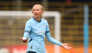 Chloe Kelly has seen her efforts to join Manchester City Women kicked back