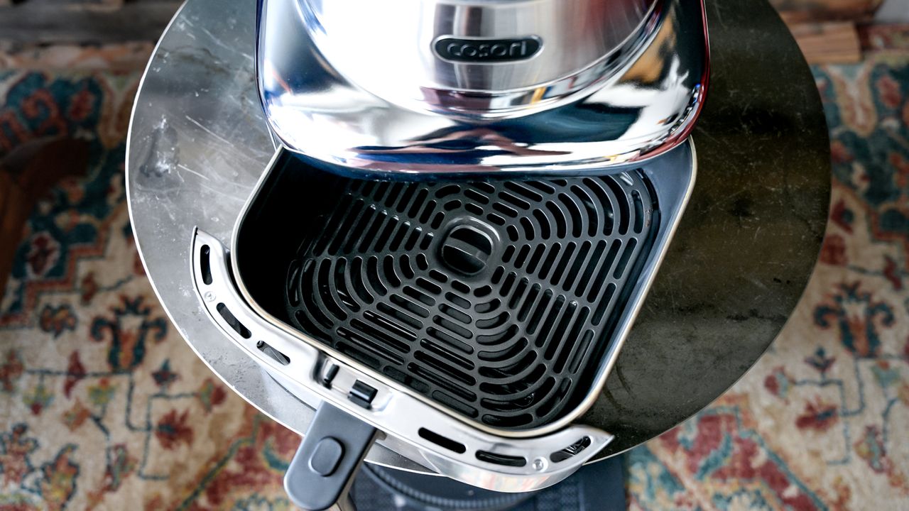 Cosori Iconic Air Fryer in a kitchen