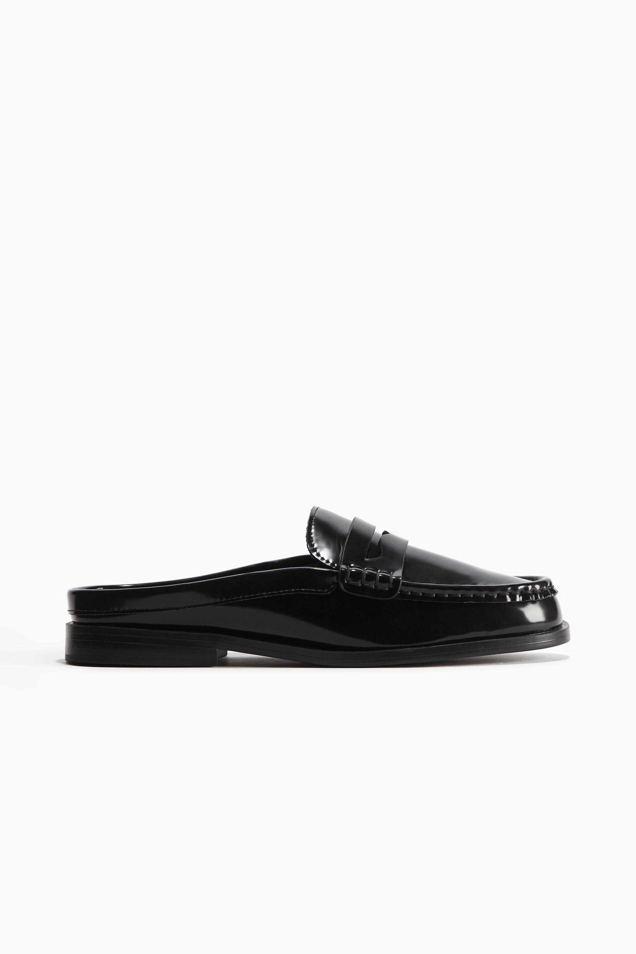 Loafer Mules - Black