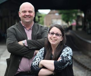 Chris and Laura The Yorkshire Steam Railway: All Aboard