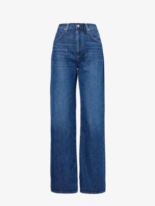 Annina Wide-Leg Low-Rise Organic-Denim Jeans