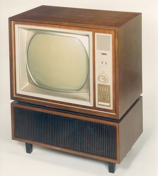 Philips first colour TV