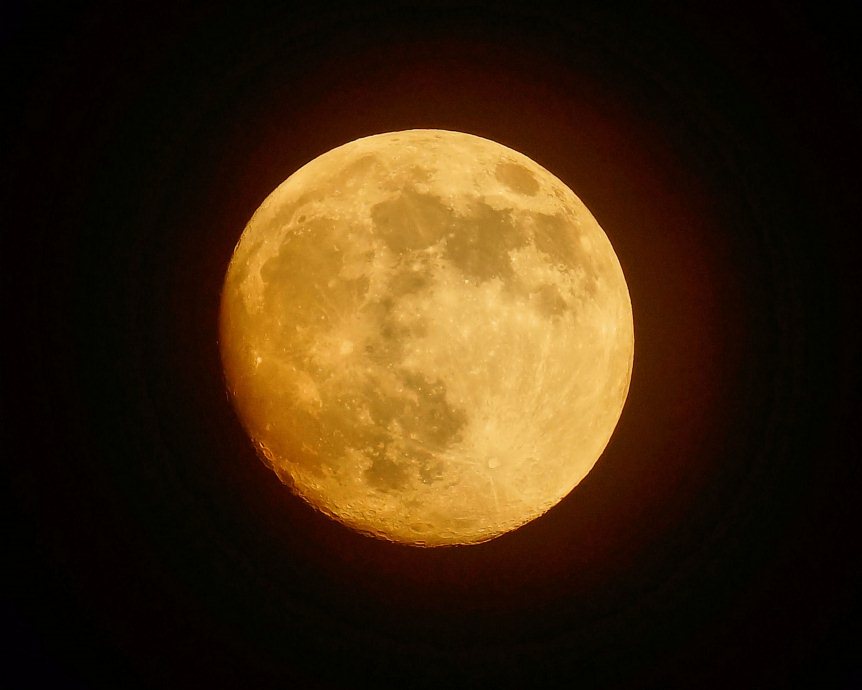 Supermoon Over Pennsylvania