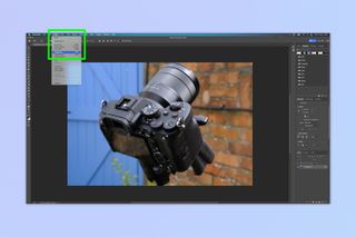 A screenshot showing how to resize an image in Adobe Photoshop