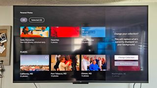 Confirm background changes for Ambient Experience on Amazon Fire TV Omni QLED