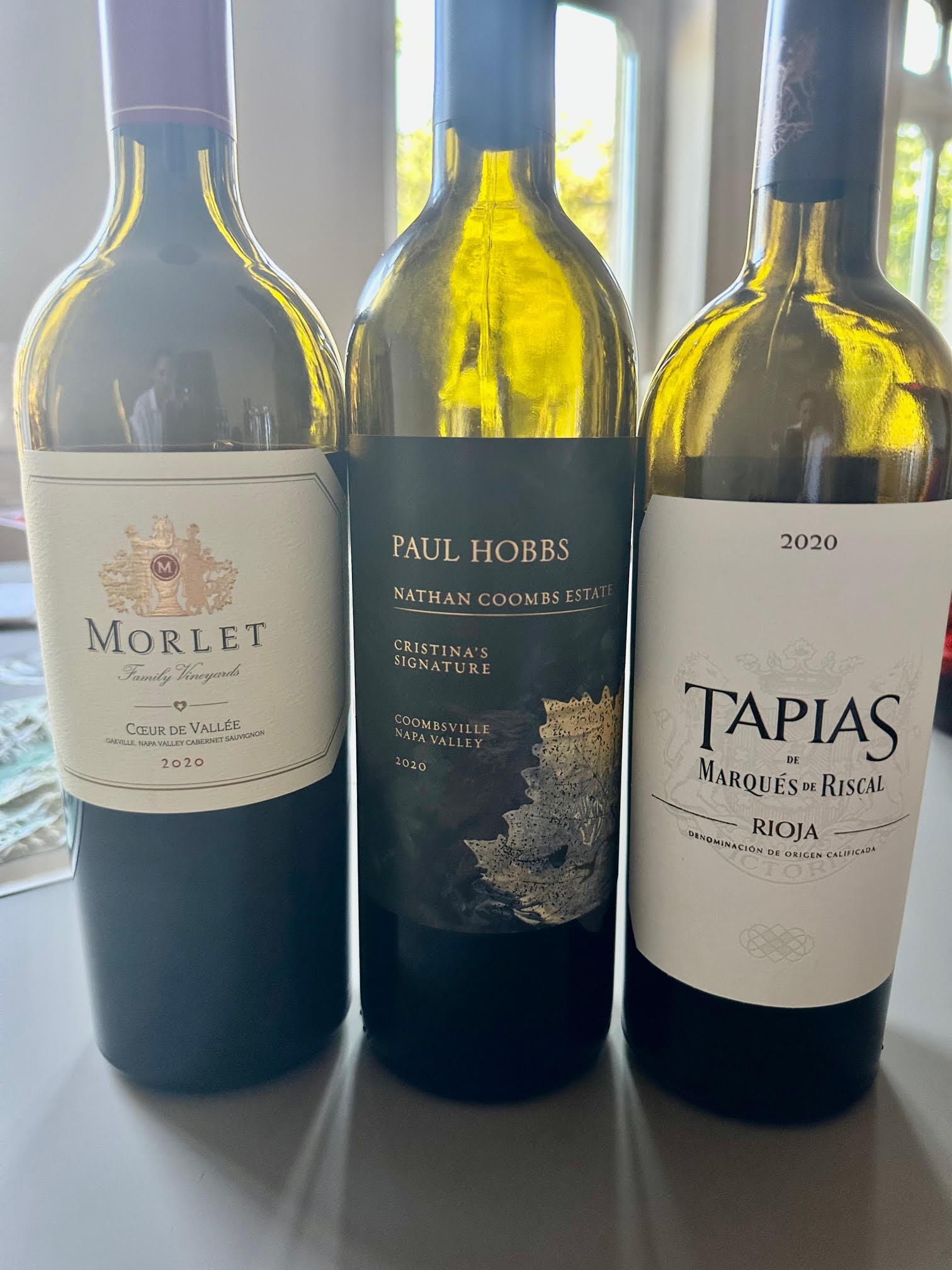 Morlet, Tapias and new release Paul Hobbs, Nathan Coombs Estate