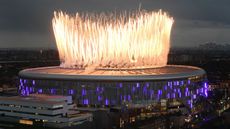 A firework display marked the opening of the new Tottenham Hotspur Stadium