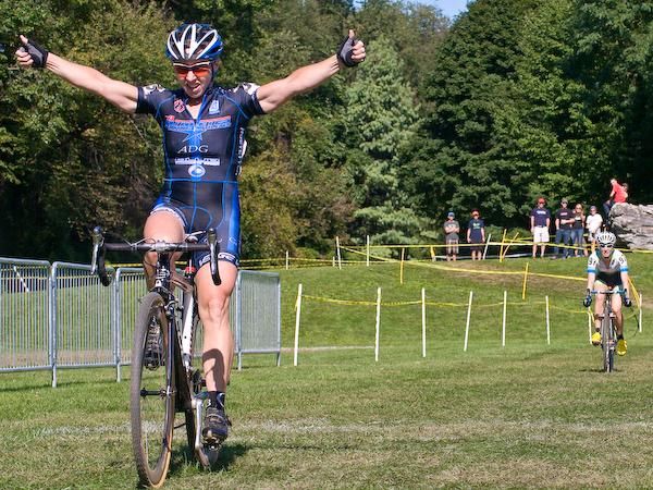 Few can beat Laura Van Gilder (C3-Athletes Serving Athletes) to the line.
