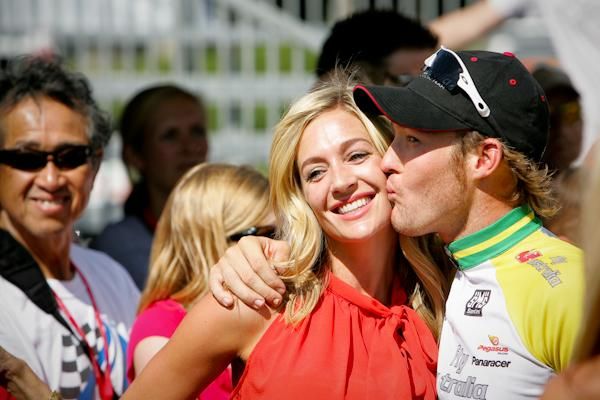 Bernard Sulzberger (Fly V Australia) really enjoyed his time on the podium.