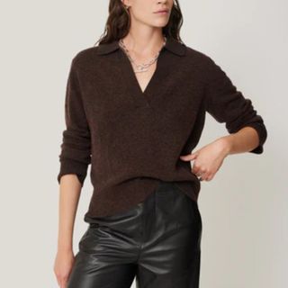 Compact Wool Collar Jumper