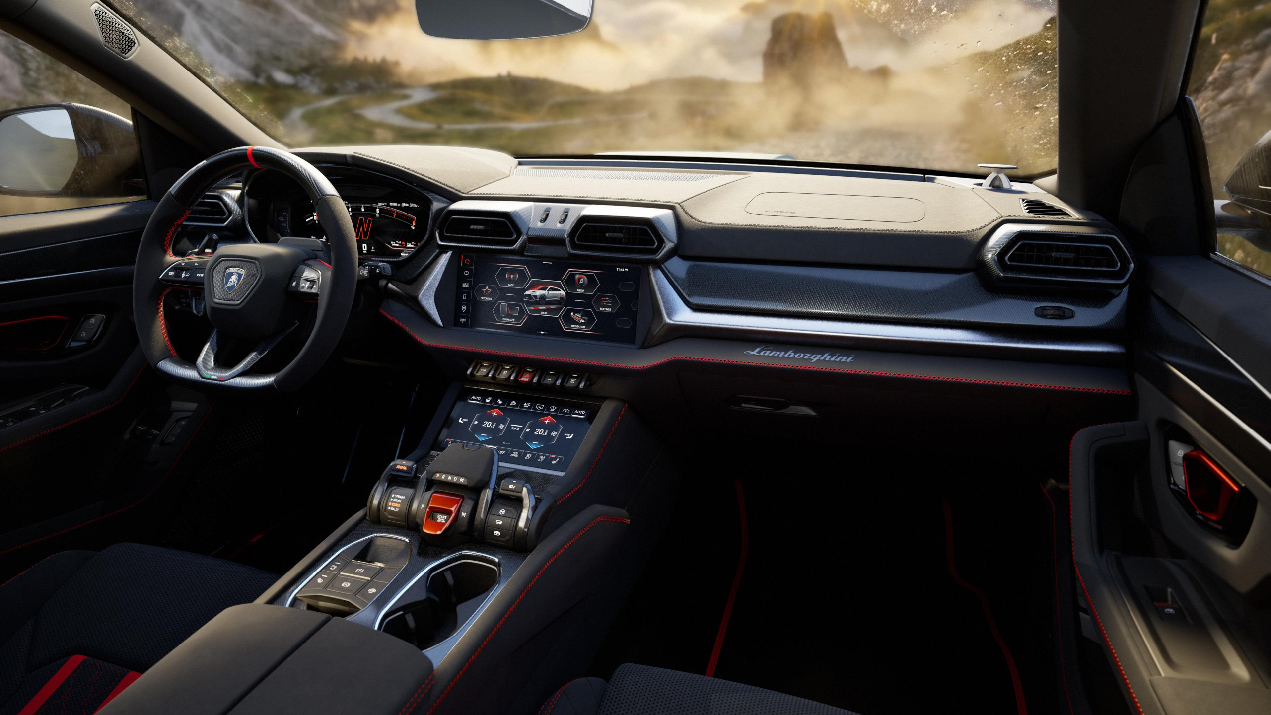 Inside the Lamborghini Urus SE Performante