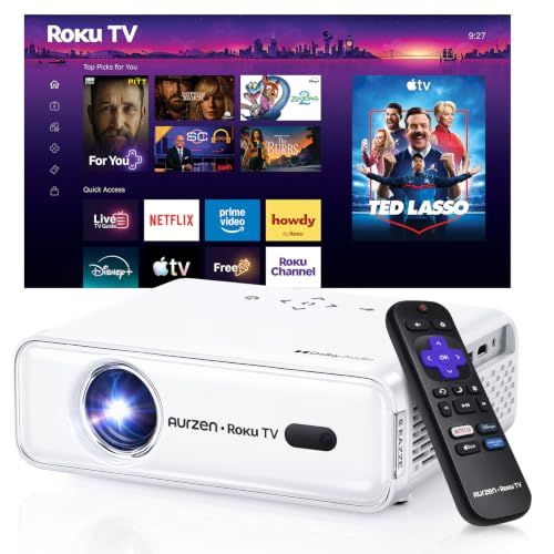Roku TV D1R Smart Portable Projector