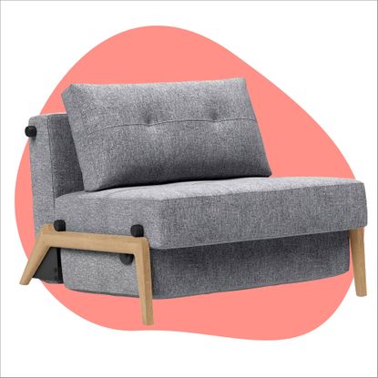 The best chair bed Ideal Home has tested on a pink background