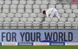 Test cricket in England has returned behind closed doors