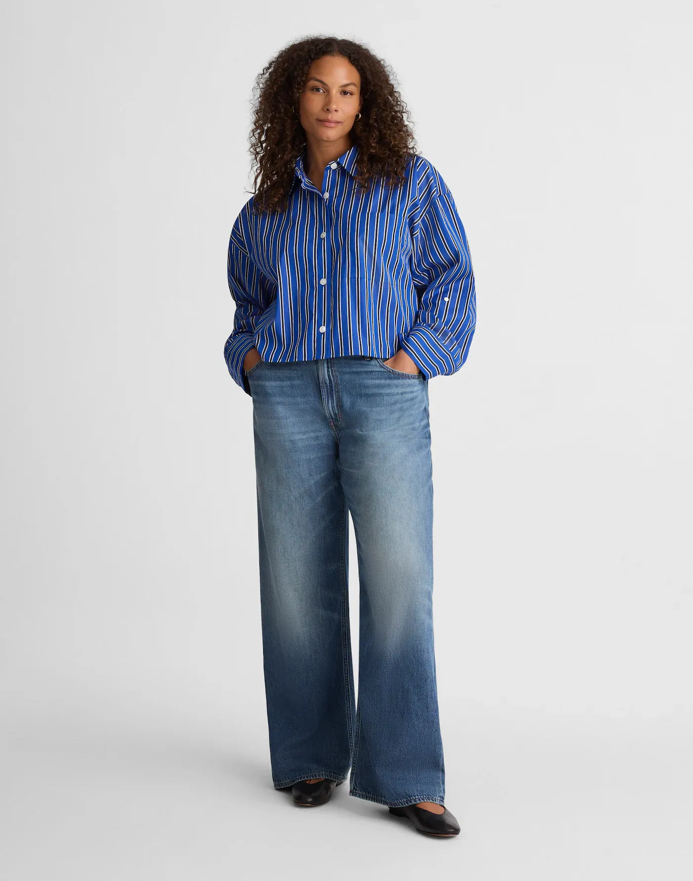 MW, The Low-Slung baggy Jeans in Airy Denim
