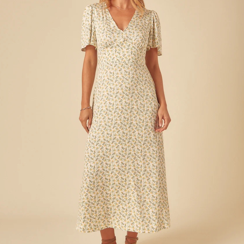 Nobody's Child Floral Atlas Dress