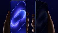 The privacy screen on the Xiaomi 18 Pro Max, which ensures users trying to peep from the side cannot see what's on your display.