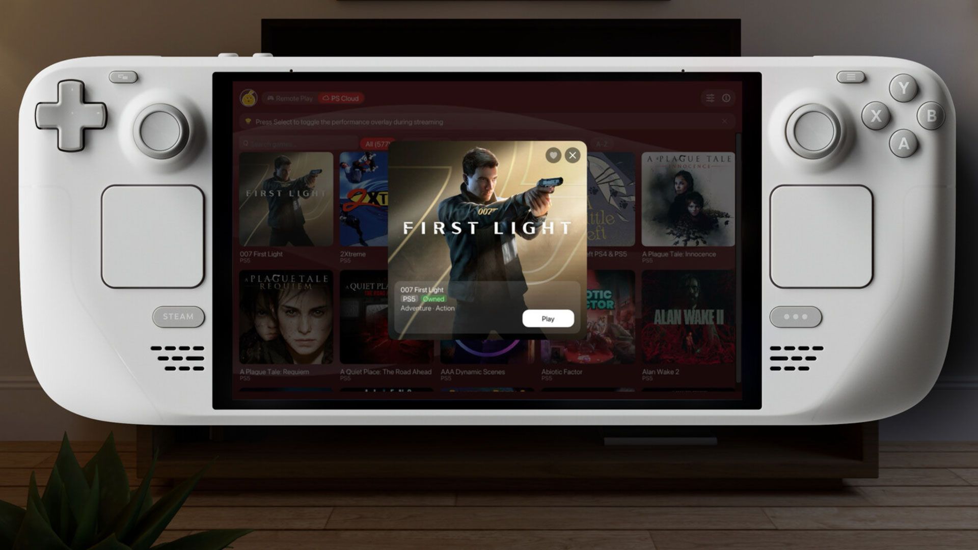  Asobi Remote Play app lets gamers stream PS4 and PS5 games on the Steam Deck, even without a console — dev breaks PlayStation Plus Premium cloud gaming support free of the PlayStation Portal 
