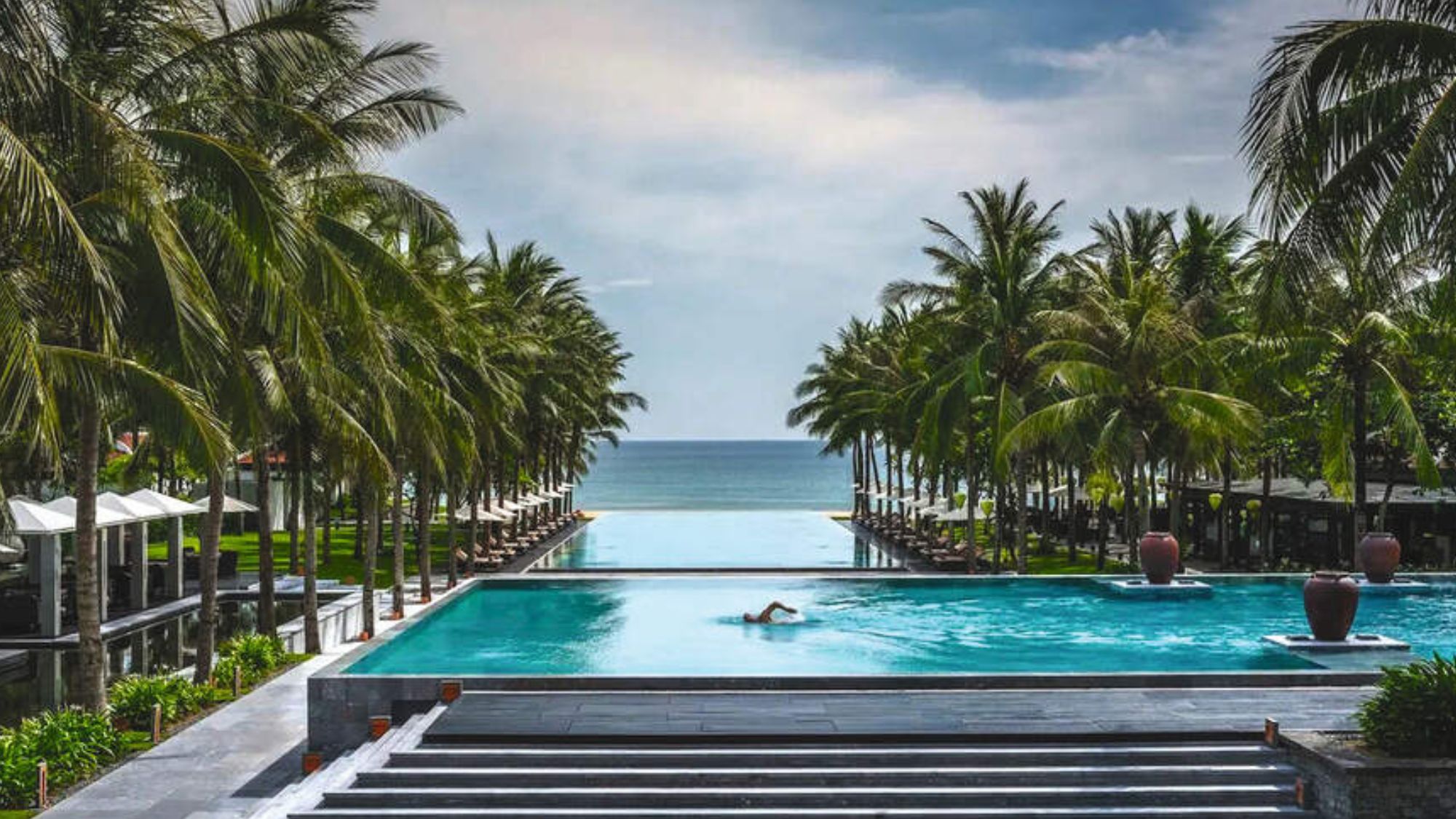 swimming pool at Four Seasons Resort The Nam Hai, Vietnam