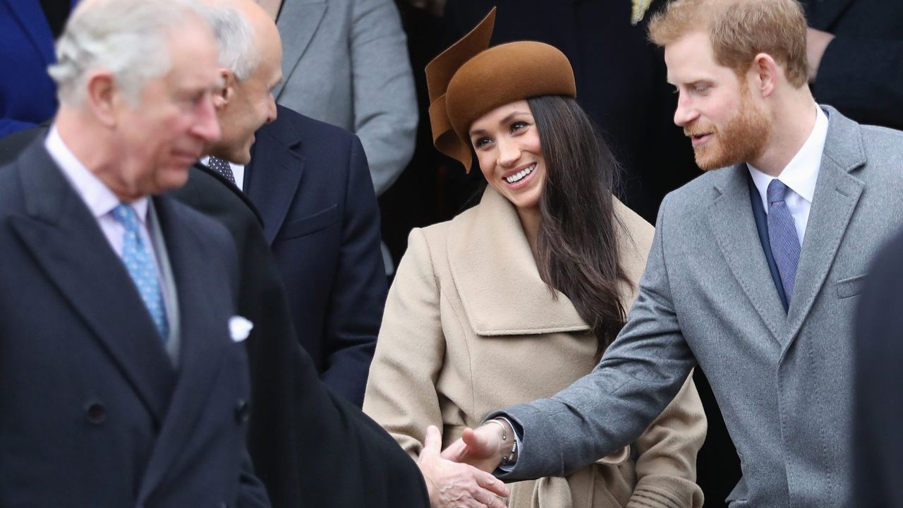 Royal Family attends Christmas Day Church service at Church of St Mary Magdalene on December 25, 2017 in King&#039;s Lynn, England.