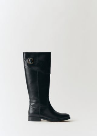 Buckles Leather Boots - Women | Mango Usa