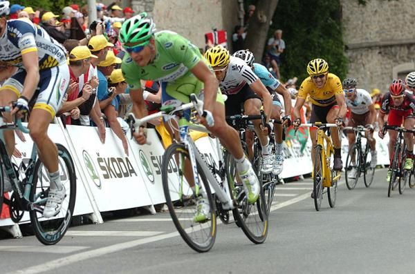 Peter Sagan (Liquigas-Cannondale) in action
