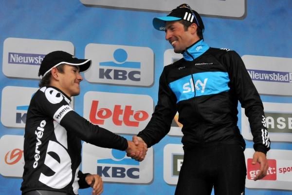 Haussler congratulates Flecha