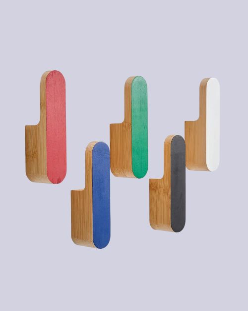 Elements Adam Wooden Block Wall Hanging Hooks