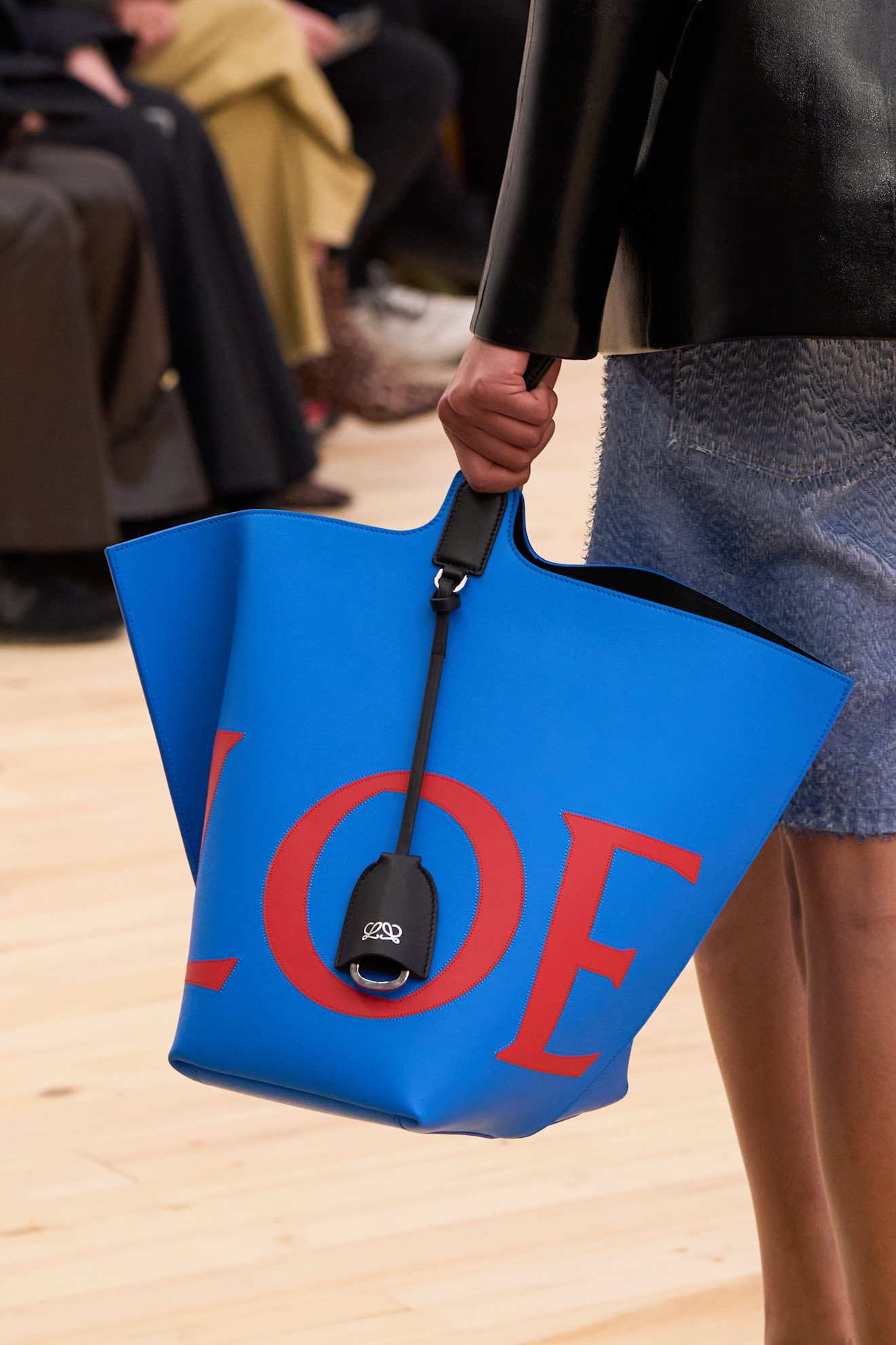 tote bags on the spring 2026 loewe runway