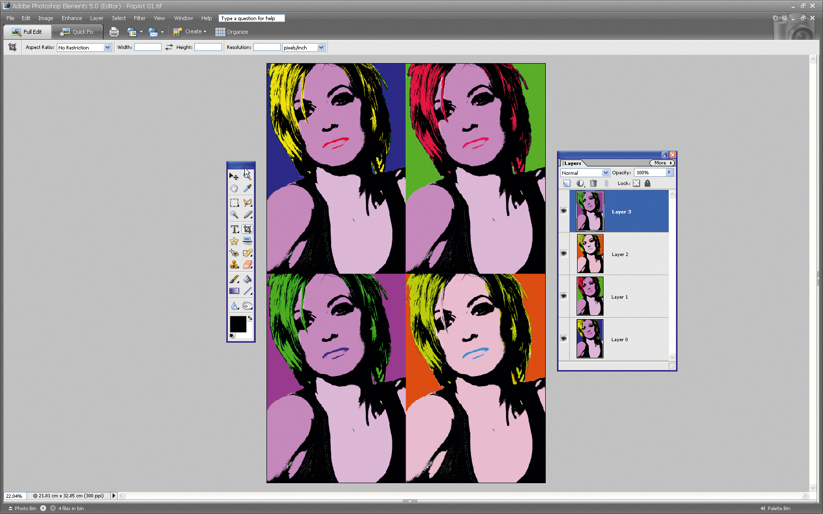 Make a pop art portrait in Photoshop