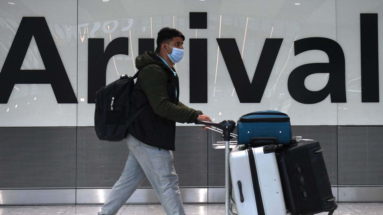 Heathrow Terminal 5 passenger