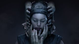 Making Senua's Saga Hellblade 2, the Ninja Theory interview: a woman's head is surrounded by hands