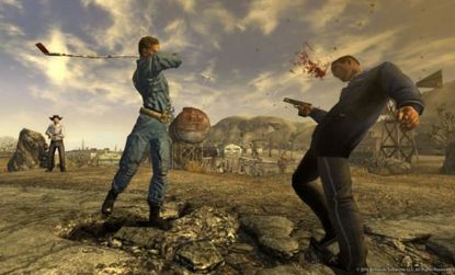 A player is killed in the video game Fallout 3
