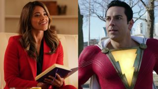 Gina Rodriguez in Diary of a Future President and Zachary Levi as Shazam